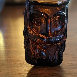 Avon Brown Glass Vintage 70s Shaving lotion bottle